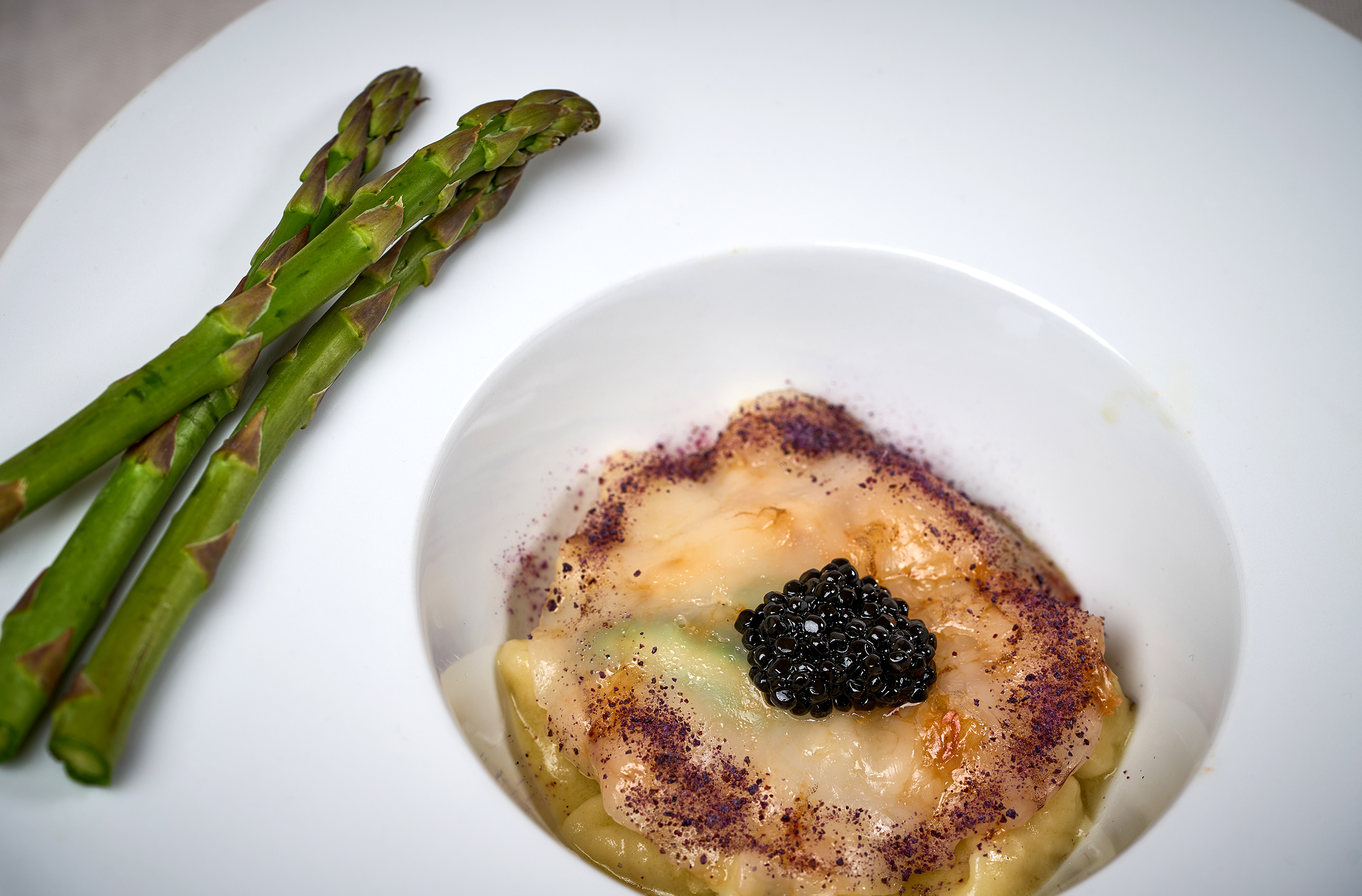 Gnocchi con Asparagi Bio e scampi