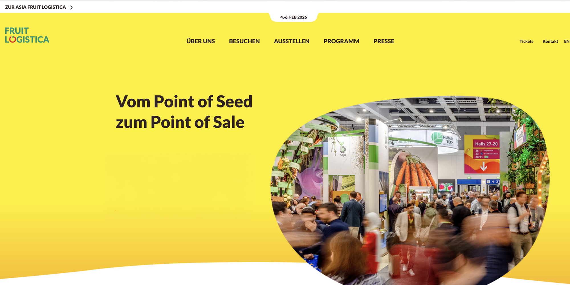 Die Kraft des europäischen Bio-Anbaus auf der Fruit Logistica